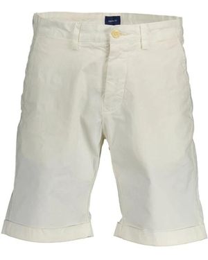 GANT Klassieke Katoenen Shorts - Grijs