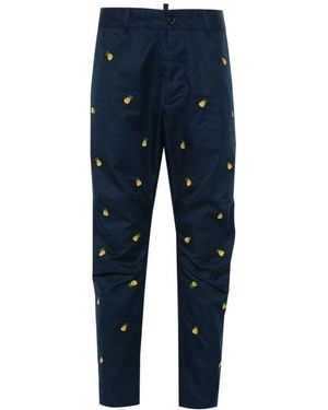 DSquared² Slim-Fit Trousers - Blue