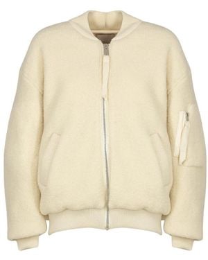 Laneus Bomber Jackets - Natural