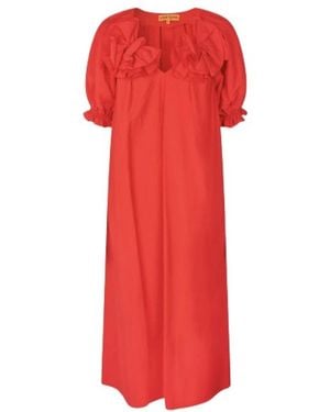 Stine Goya Midi Dresses - Red