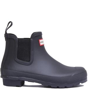HUNTER Chelsea Boots - Blue
