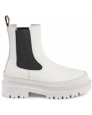 Tommy Hilfiger Chelsea Boots - White