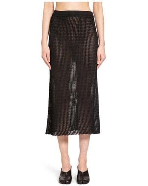 Maison Margiela Rippstrick-Midirock - Schwarz