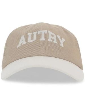 Autry Jute Baumwoll-Baseballkappe - Natur