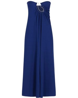 Christopher Esber Rokken ,Blauw ,Polyester Paisley Rok Met Plooi