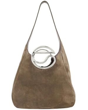 Coperni Tassen ,Bruin ,Leer C Shopper Bag