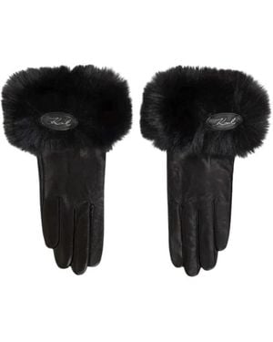 Karl Lagerfeld Gloves - Noir