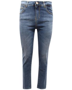 Kocca Denim Broek Gemaakt - Blauw