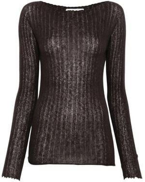 Vanisé Round-Neck Knitwear - Noir