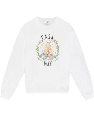 CASABLANCA Sweatshirts - White
