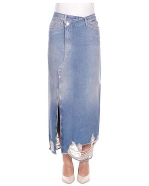 Dondup Denim Skirts - Blue