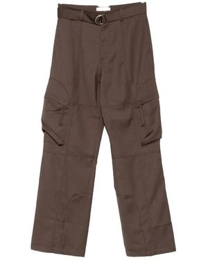 Frankie Shop Straight Trousers - Brown