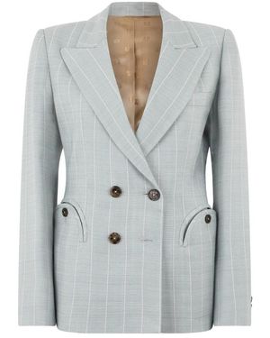 Blazé Milano Jassen ,Grijs ,Leer Charmer Blazer