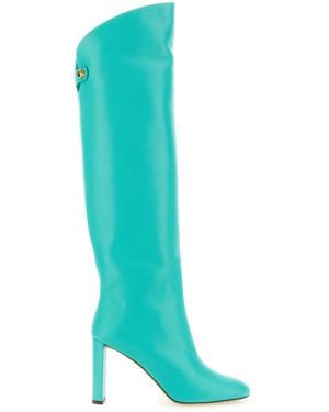 Maison Skorpios Heeled Boots - Verde
