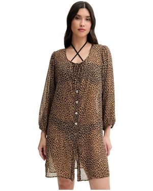 Michael Kors Short Dresses - Marrón