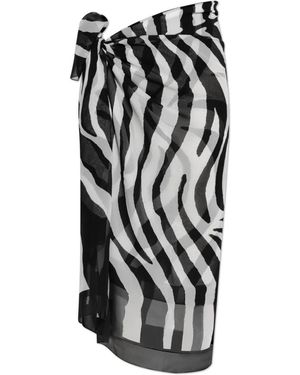 Balmain Badmode ,Zwart ,Zijden Pareo