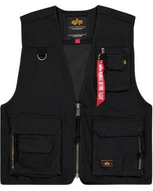 Alpha Industries Vests - Black
