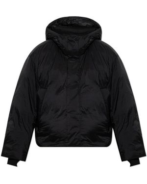 Y-3 Hooded Puffer Jacket - Zwart