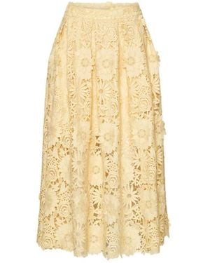 ROTATE BIRGER CHRISTENSEN Midi Skirts - Yellow