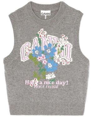 Ganni Pullover - Grau
