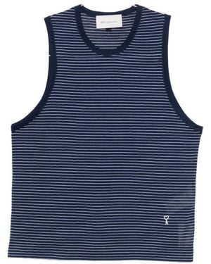 Ami Paris Sleeveless Tops - Blue