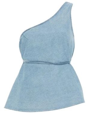 Baserange Tops ,Blauw ,Katoen Eye Top