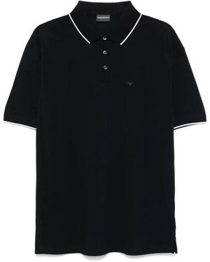 Emporio Armani Polo Shirts - Black