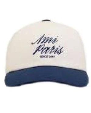 Ami Paris De Coeur Baumwoll-Cap - Blau