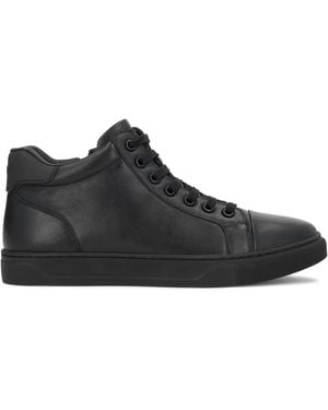 Kazar High-Top Leder-Sneakers - Schwarz