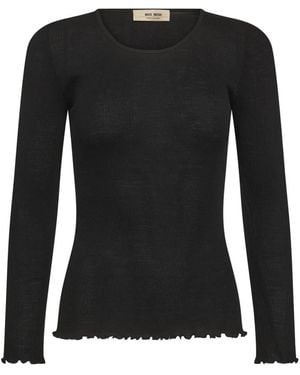 Mos Mosh Long Sleeve T-Shirts - Black
