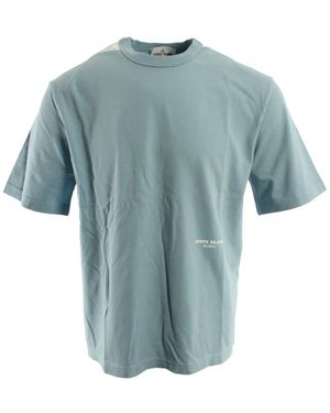 Stone Island T-Shirts - Azul