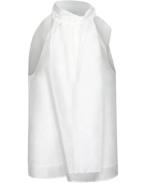Blanca Vita Sleeveless Tops - Wit