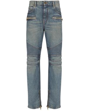 Balmain Slim-Fit Jeans - Azul