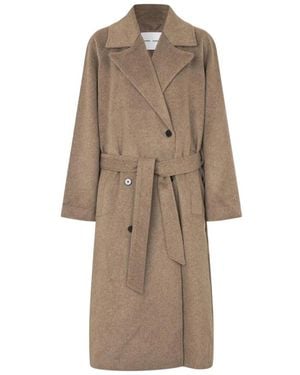 Samsøe & Samsøe Belted Coats - Neutro