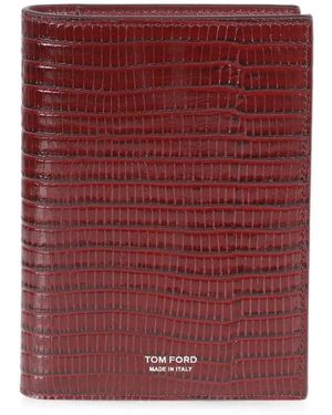 Tom Ford Wallets & Cardholders - Red