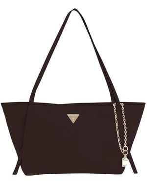 Guess Tassen ,Bruin ,Leer Tote Bag