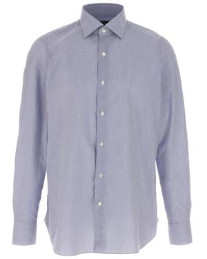 Finamore 1925 Formal Shirts - Blue
