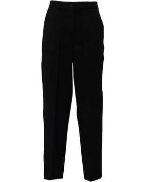 P.A.R.O.S.H. Straight Trousers - Negro