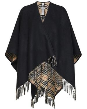 Burberry Capes - Negro