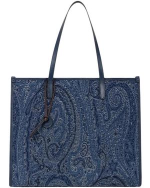 Etro Tote Bags - Azul