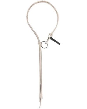 Our Legacy Gevlochten Ladon Ketting - Wit