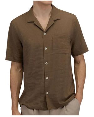 Xacus Short Sleeve Shirts - Brown