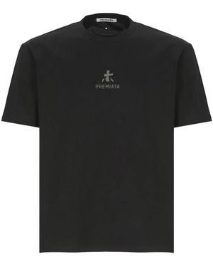 Premiata Katoenen T-Shirt - Zwart