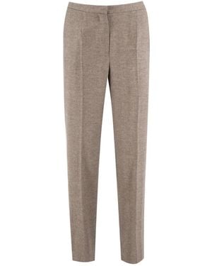 Kiton Straight Trousers - Grigio