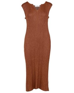 Gran Sasso Knitted Dresses - Marrón