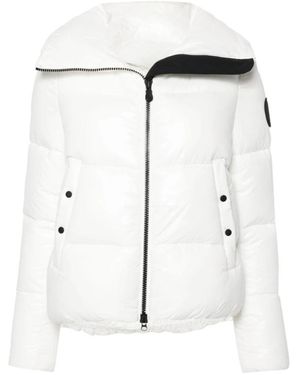 Save The Duck Weiße daunenjacke mit plumtech®-polsterung