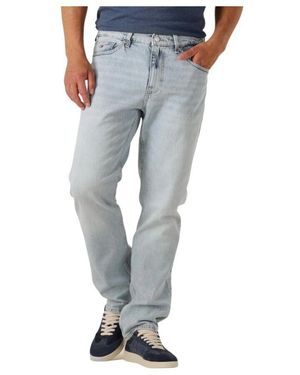 Tommy Hilfiger Schmale Passform Blaue Jeans Für Männer