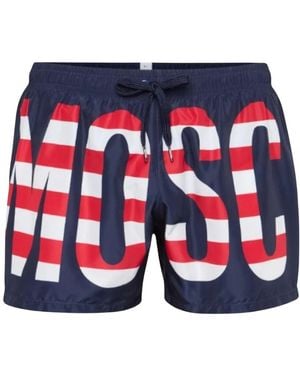 Moschino Blaue Badehose Für Männer