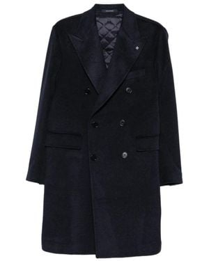 Tagliatore Single-Breasted Coats - Blauw