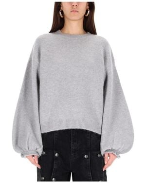 ROTATE BIRGER CHRISTENSEN Round-Neck Knitwear - Gris